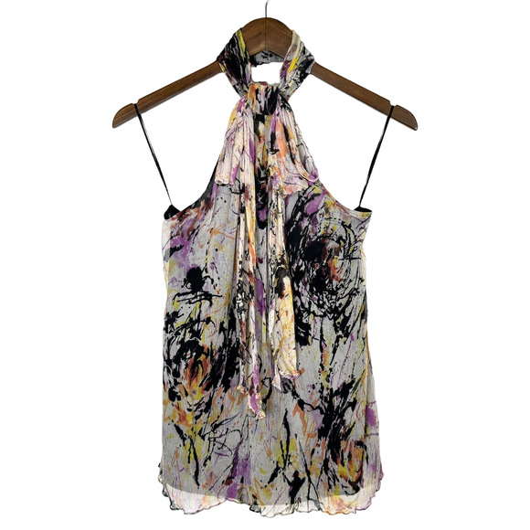 Zara Multicolor Halter Blouse - Picture 2 of 10